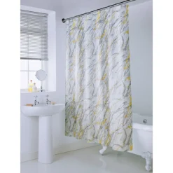 Rideau de douche reflets or