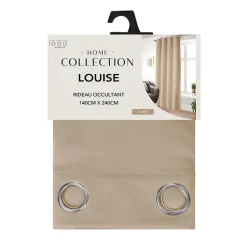 Rideau louise occultant