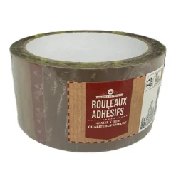 Rouleau adhesif marron