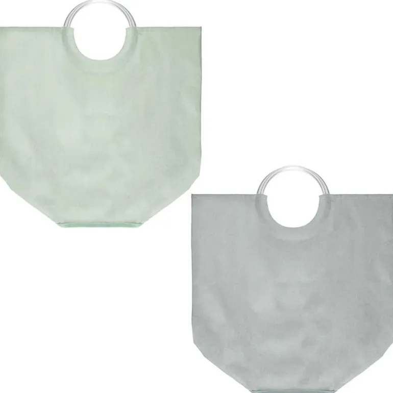 Sac a linge avec poignee metal