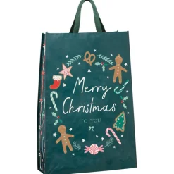 Sac shopping noel reutilisable