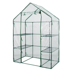 Serre de jardin xl avec etageres