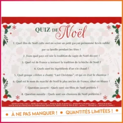 Serviette quiz de noel 40x40 x20