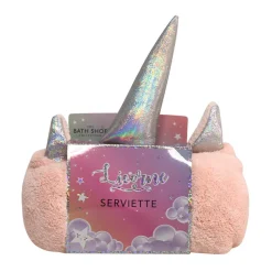 Serviette seche cheveux licorne