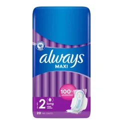 Serviettes x20 maxi long plus