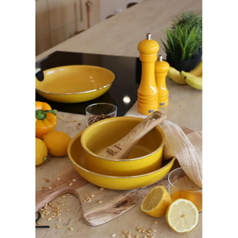 Set 5 pieces colorama jaune