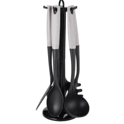 Set de 5 ustensiles avec support