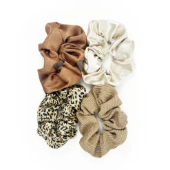 Set de chouchoux nude x4