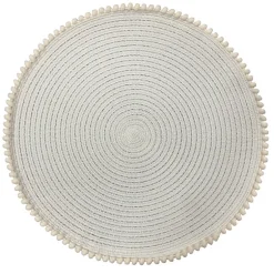 Set de table ronds naturels x4