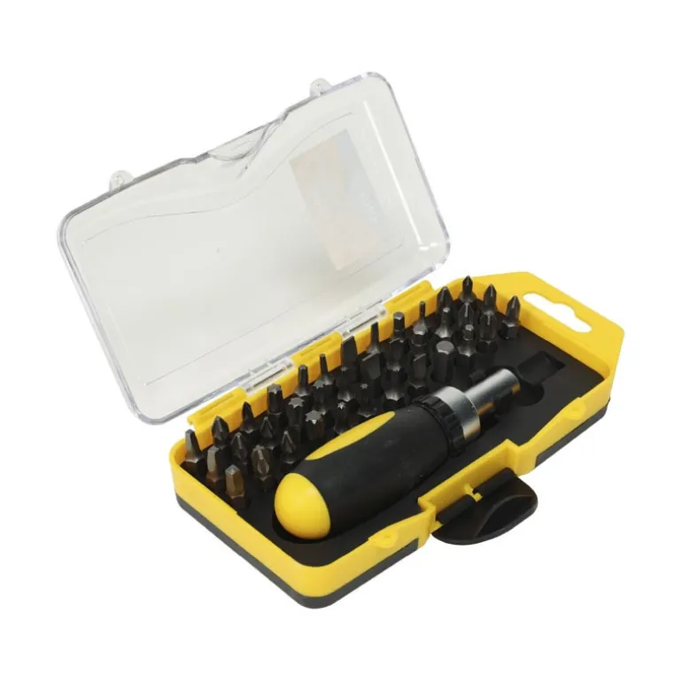 Set tournevis+embouts 37 pieces