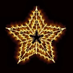 Silhouette etoile led