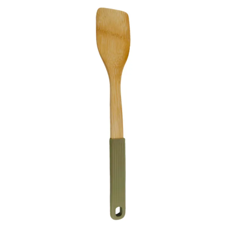 Spatule en bambou manche sauge