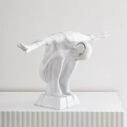 Statuette effet marbre