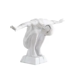 Statuette effet marbre