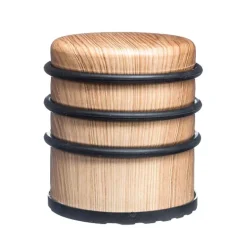 Stop porte effet bois nat