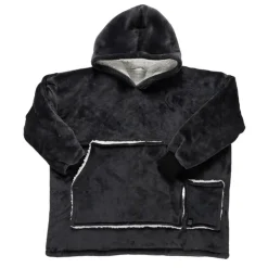 Sweat plaid chauffant gris