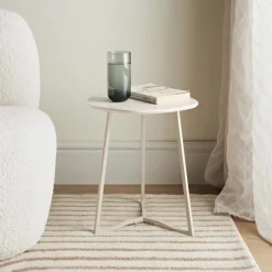 Table effet travertin pm