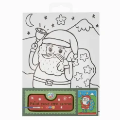 Tableau noel a peindre 20x15cm