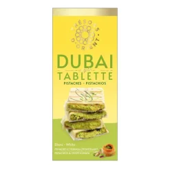 Tablette de chocolat dubai 100g