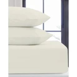 Taie d'oreiller x2 flanelle blan