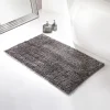 Tapis de bain paillette gris