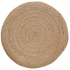 Tapis jute d90cm naturel
