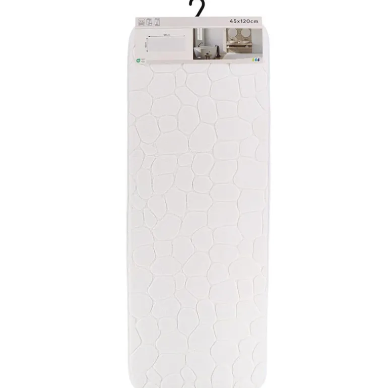 Tapis 45x120cm blanc