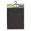Tapis 40x60cm gris/noir