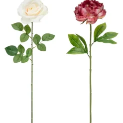 Tige rose artificielle