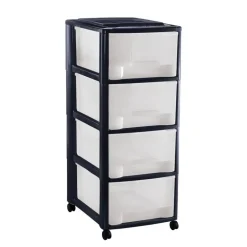 Tour de rangement 4 tiroirs a4