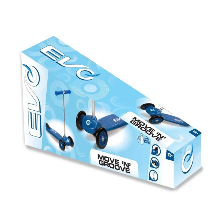 Trottinette 3 roues evo bleue