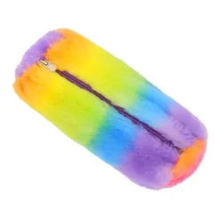 Trousse fluffy coloree
