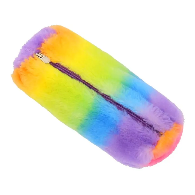 Trousse fluffy coloree