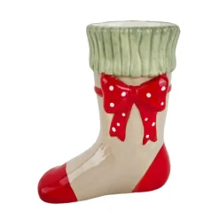 Vase chausette de noel