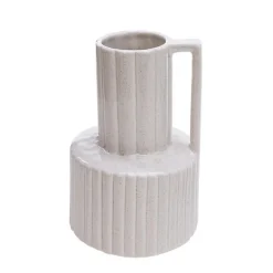 Vase pichet ceramique strie