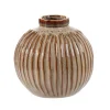 Vase rond ceramique reactive