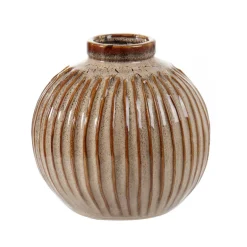 Vase rond ceramique reactive