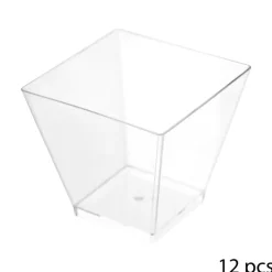 Verrine carree 6cl x12