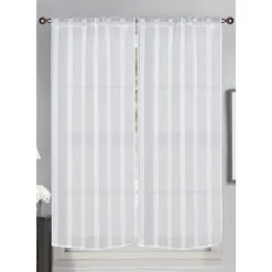 Vitrage x2 oxford 60x160cm